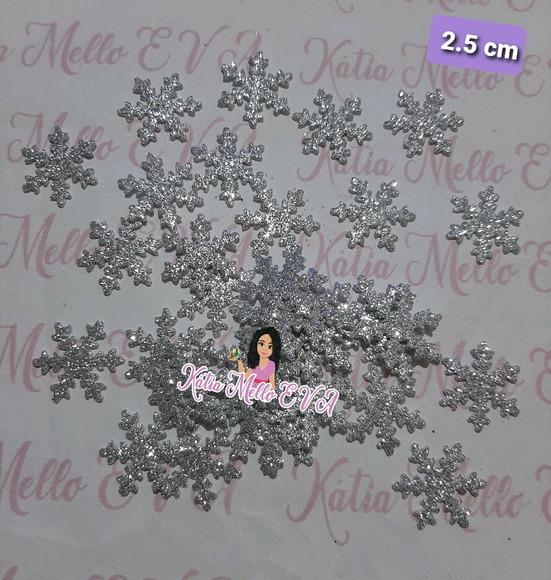 Flocos de Neve em Eva 2.5 cm