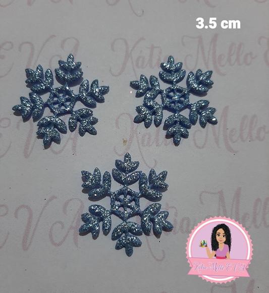 Flocos de Neve em Eva 3.5 cm