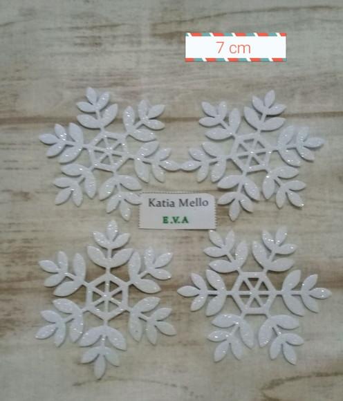 Flocos de Neve em Eva 7 cm