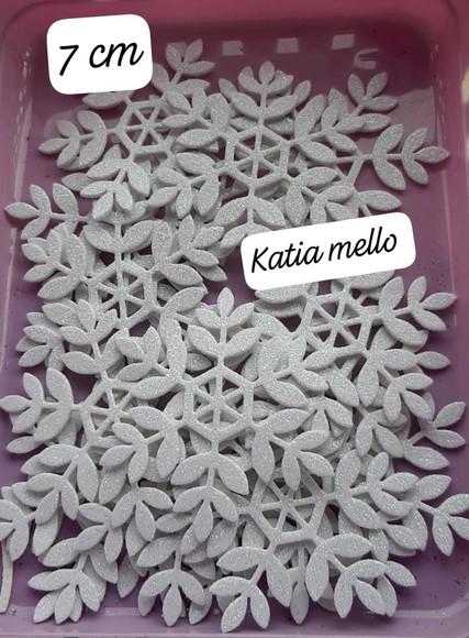 Flocos de Neve em Eva 7 cm