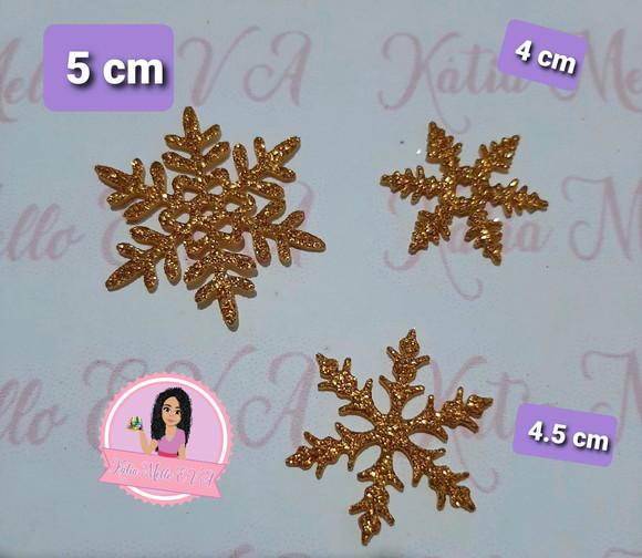 flocos de neve em eva kit
