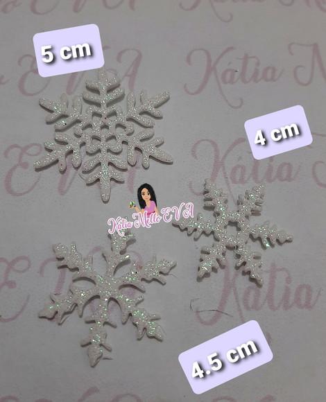 flocos de neve em eva kit