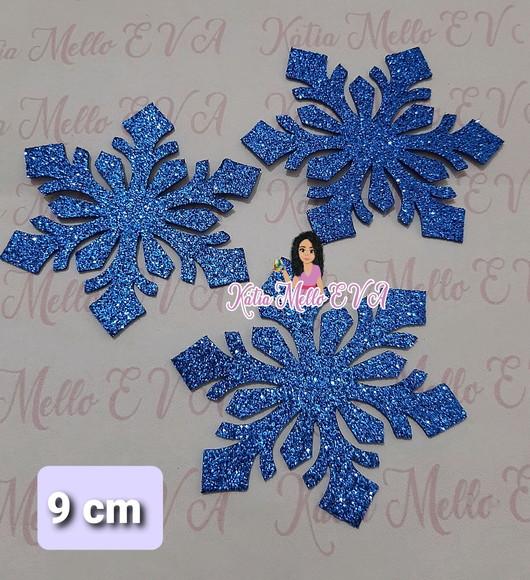 Flocos de Neve em Eva 9 cm