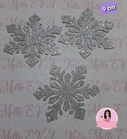 Flocos de Neve em Eva 9 cm