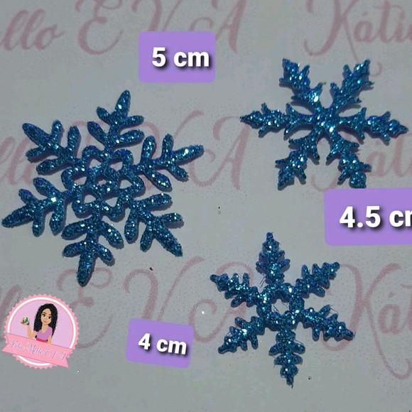 flocos de neve em eva kit