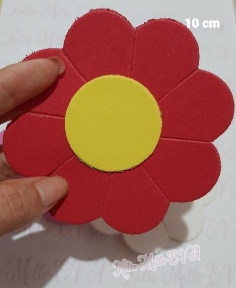Flor 8 Pétalas em Eva