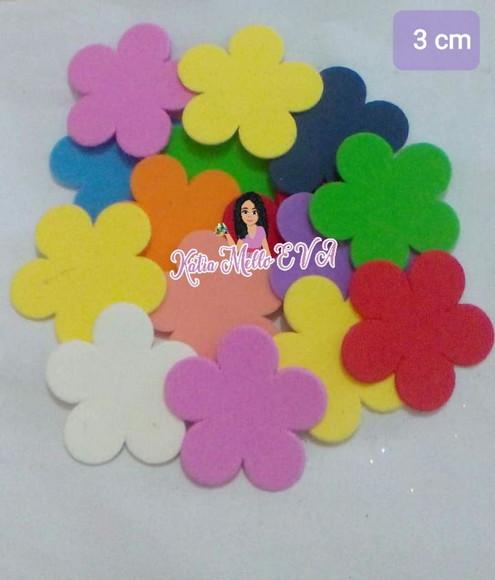 Flor em Eva 3 cm