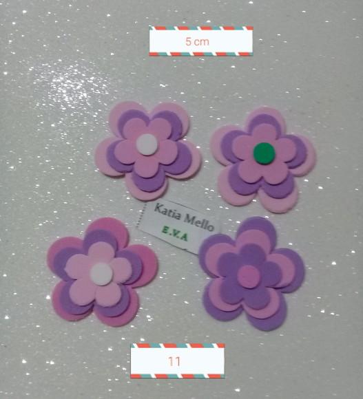 Flor em Eva 5 cm