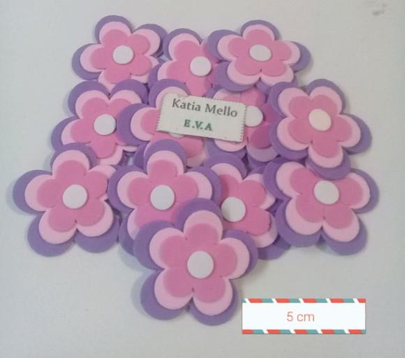 Flor em Eva 5 cm