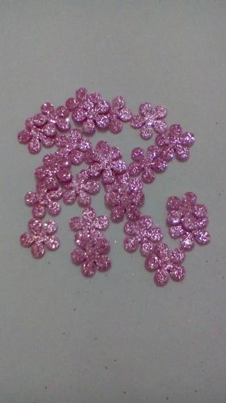 Flor hélice em eva com gliter