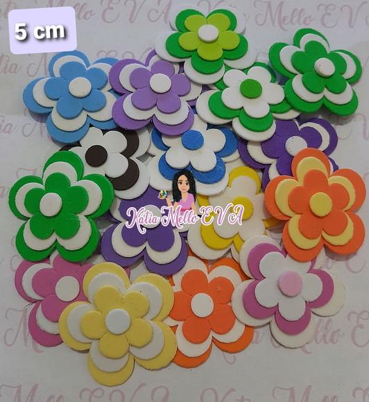 Flor em Eva 5 cm