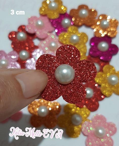 Flores em Eva 3cm