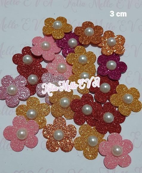Flores em Eva 3cm