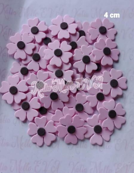 Flores em Eva 4 cm