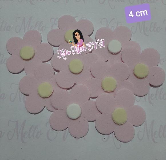 Flores Em Eva 4 Cm Candy Color