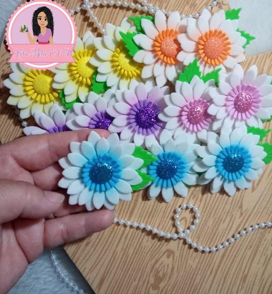 Flores em Eva 5 cm