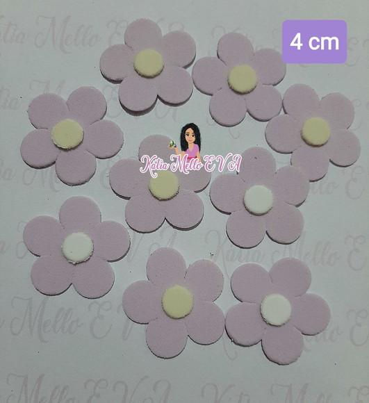 Flores Em Eva 4 Cm Candy Color