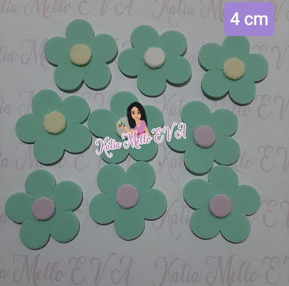 Flores Em Eva 4 Cm Candy Color
