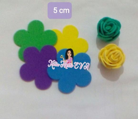 Flores em Eva 5 cm