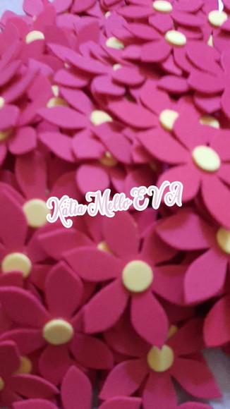 Flores em Eva 6 cm