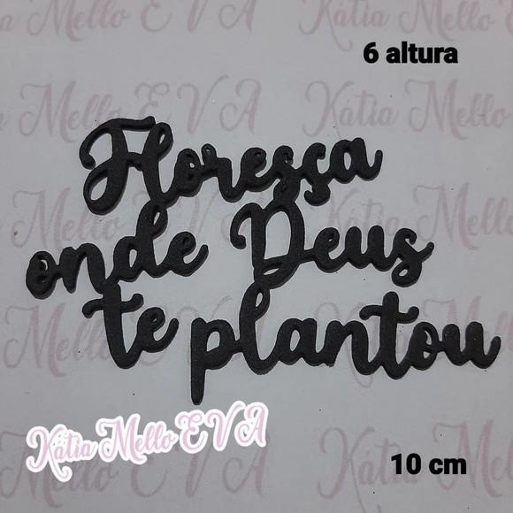 Floresça Onde Deus Te Plantou 10 cm