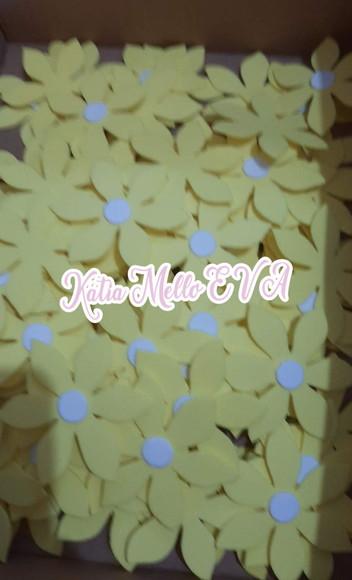 Flores em Eva 6 cm