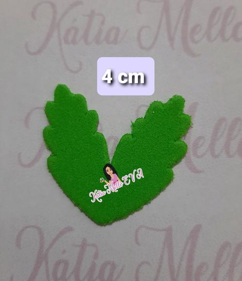 Folhas em Eva 4 cm