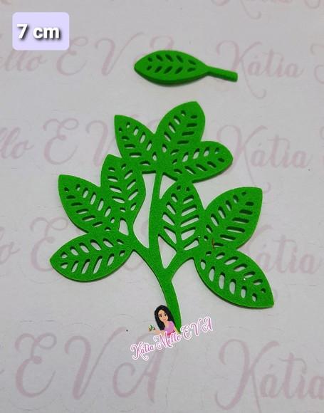Folhas em eva 7 cm