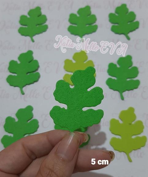 Folhas em Eva Kit 5 cm