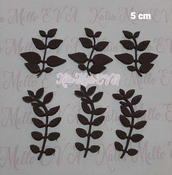 Folhas em Eva Kit 5 cm