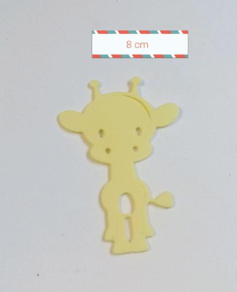 girafa em eva 8 cm