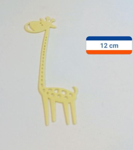 girafa em eva 12 cm