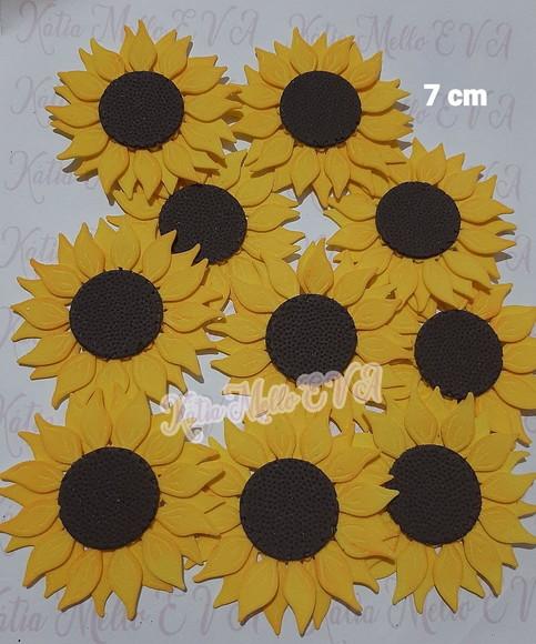 Girassol em Eva 7 cm