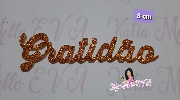 Gratidão em eva 7.5 cm