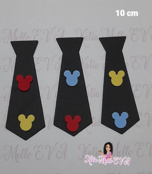 Gravata do Mickey 10 cm Kit