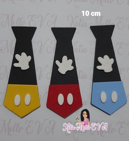 Gravata do Mickey 10 cm Kit