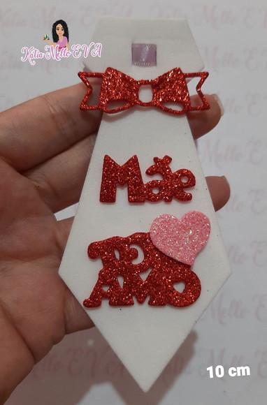 Gravata Pet Dia das Mães 12 cm Kit