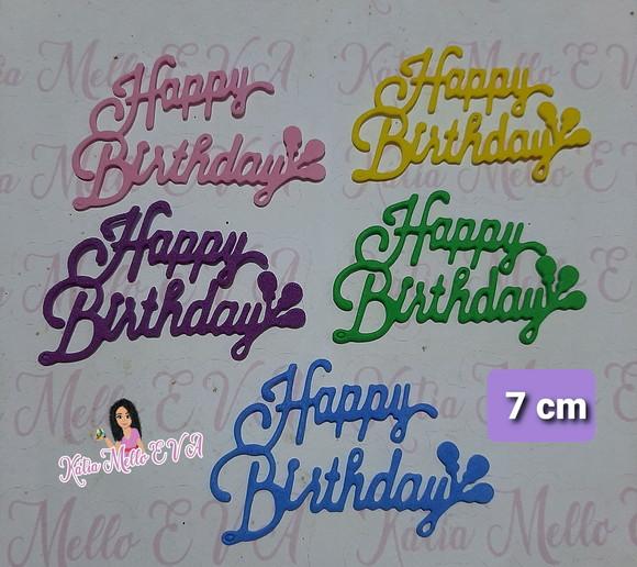 happy birthaday 7 Cm