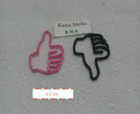Joinha em eva 4 cm