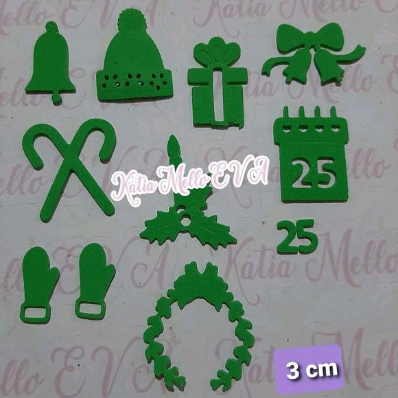 Kit natal em Eva 3 cm
