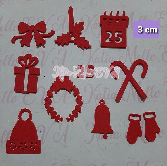 Kit natal em Eva 3 cm