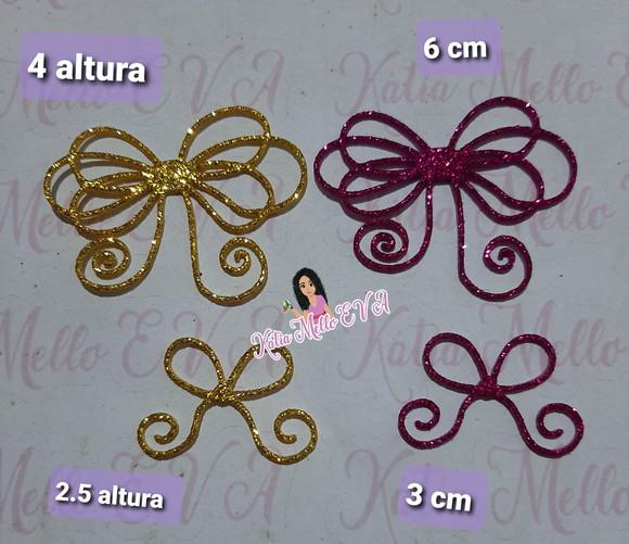 Lacinhos em eva 6 cm
