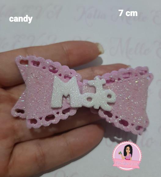 Lacinhos em Eva 7 cm Cores Candy