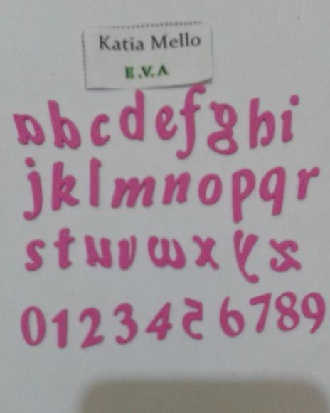 letras em eva