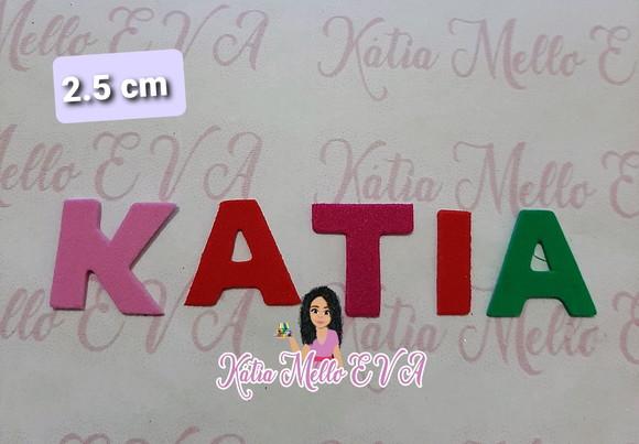 letras em eva 2,5 cm