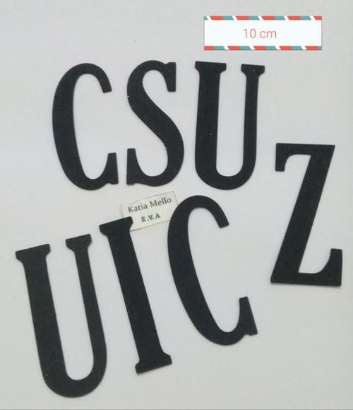 letras em eva 10 cm