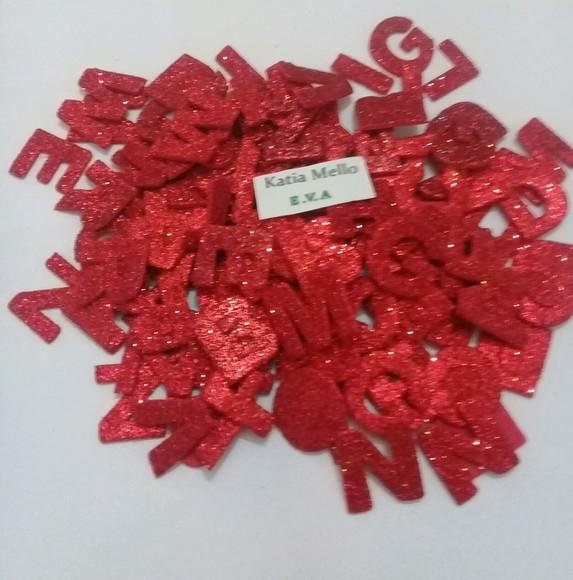 Letras em Eva 2,5 cm