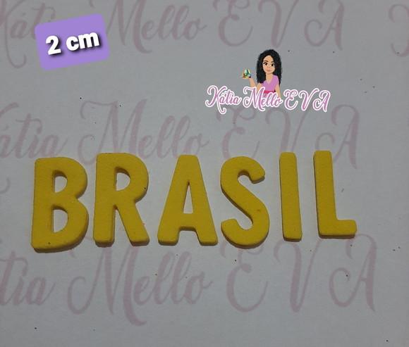 Letras em Eva 2. cm Brasil