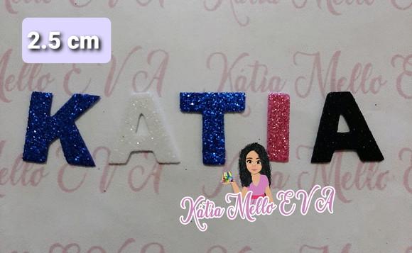 letras em eva 2.5 cm