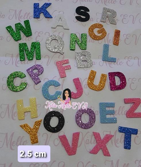 letras em eva 2.5 cm